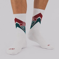 Meia do Fluminense FC Cano Médio Esporte Adulto - Foto 1