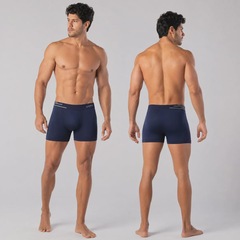 Kit 3 Cuecas Boxer Lupo Light Fit Adulto - Foto 3