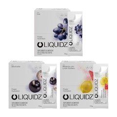 Eletrólitos Zero Açúcares LIQUIDZ - 3 Sabores - Kit 3 Caixas c/14 Sachês - Foto 1