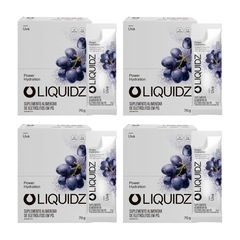 Eletrólitos Zero Açúcares LIQUIDZ - Uva - Kit 4 Caixas c/14 Sachês - Foto 1