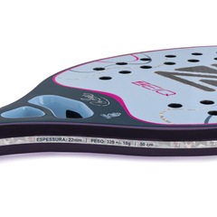 Raquete de Beach Tennis Zeiq New Inspire Patty Diaz 2026 - Adulto - Foto 6