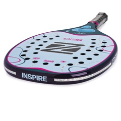 Raquete de Beach Tennis Zeiq New Inspire Patty Diaz 2026 - Adulto - Foto 7