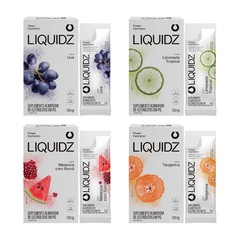 Kit 4 Caixas c/6 Sachês Eletrólitos Zero Açúcares LIQUIDZ - 4 Sabores - Foto 1