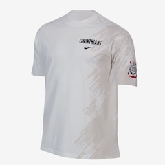 Camiseta Corinthians Nike Wordmark Masculina - Foto 1