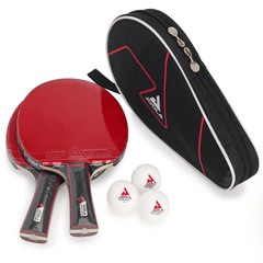 Kit Tênis de Mesa Joola Duo Set Pro Com 2 Raquetes 3 Bolas 1 Capa - Foto 1