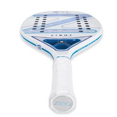 Raquete de Beach Tennis Zeiq Light - Leo Branco 3K - Foto 9