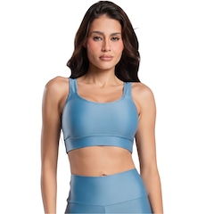 Top Fitness Vekyo Esportivo Brilhoso Feminino - Foto 1