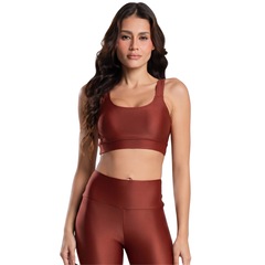 Top Fitness Vekyo Esportivo Brilhoso Feminino - Foto 1
