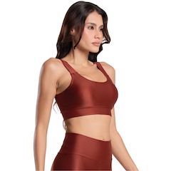 Top Fitness Vekyo Esportivo Brilhoso Feminino - Foto 2