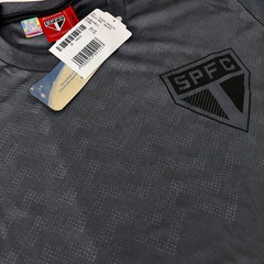 Camisa do São Paulo Faísca Grafite Braziline - Masculina - Foto 3