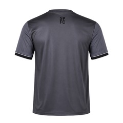 Camisa do São Paulo Faísca Grafite Braziline - Masculina - Foto 4