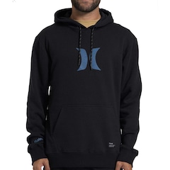 Blusão de Moletom Masculino Hurley Canguru Icon Over WT26 - Foto 1