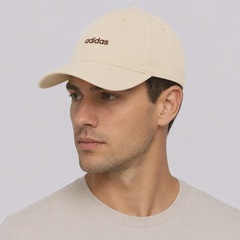 Boné Unisses adidas Baseball Bordado Linear Ab Curva - Foto 5