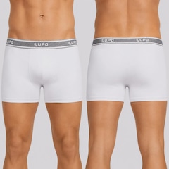Kit 6 Cuecas Boxer Lupo Basic com Elastano Adulto - Foto 3