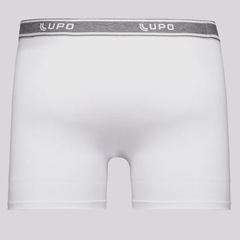 Kit 6 Cuecas Boxer Lupo Basic com Elastano Adulto - Foto 5