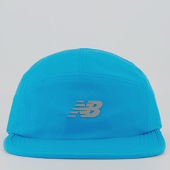 Boné Unissex New Balance Every Day Trainer 5 Panel Logo Aba Reta - Foto 2