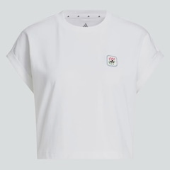 Camiseta Cropped adidas Standalone Feminina - Foto 5