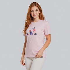 Camiseta adidas Logo Floral Feminina - Foto 2