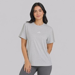 Camiseta adidas Essentials 3 Stripes Feminina - Foto 1