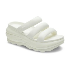 Sandália Feminino Crocs Classic Mega Crush Triple Strap Chalk - Foto 2