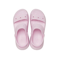 Sandália Feminino Crocs Classic Mega Crush Plataform Sandal HYDRANGEA - Foto 5