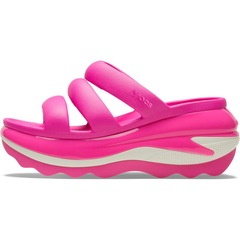 Sandália Feminino Crocs Classic Mega Crush Triple Strap Pink Crush - Foto 3