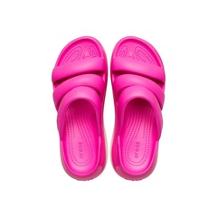 Sandália Feminino Crocs Classic Mega Crush Triple Strap Pink Crush - Foto 5