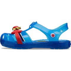 Sandália Unissex Crocs Isabella Snow White Sandal T Bright Cobalt - Foto 3