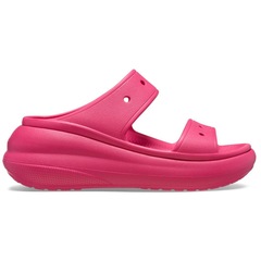 Sandália Crocs Classic Crush Platform Sandal Dragon Fruit - Unissex - Foto 1