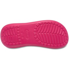 Sandália Crocs Classic Crush Platform Sandal Dragon Fruit - Unissex - Foto 6