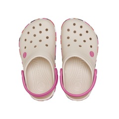 Sandália Feminino Crocs Crocband Chevron Band Clog K - Foto 4