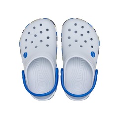 Sandália Unissex Crocs Crocband Chevron Band Clog K - Foto 4