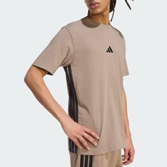 Camiseta adidas Malha 3 Listras Masculina - Foto 4