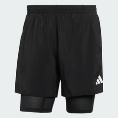 Short 2 em 1 adidas Adi365 Running Iconic Formotion 5 Bolsos Masculino - Foto 6