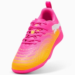 Chuteira Futsal Infantil Puma Future 9 Play IT - Foto 5