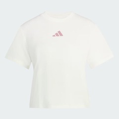 Camiseta Cropped adidas Gráfica Motion Feminina - Foto 6