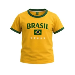 Camisa do Brasil Puro Braziline Infantil - Foto 1