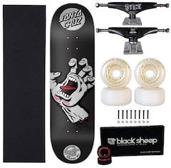 Skate Santa Cruz Profissional 8.0 Abec15 Truck 139 Roda 55mm - Foto 1