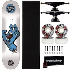 Skate Santa Cruz Profissional Powerlyte Fiberglass Next 53mm - Foto 1