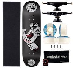 Skate Santa Cruz Profissional Montado 8.0 Abec 15 Truck 139m - Foto 1