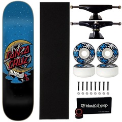 Skate Santa Cruz Fiberglass 8.0 Profissional Next 53mm 101A - Foto 1