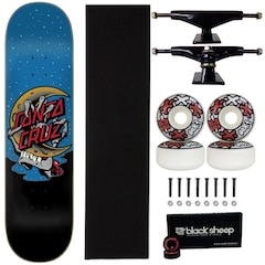 Skate Santa Cruz Fiberglass 8.0 Profissional Next 53mm 101A - Foto 1