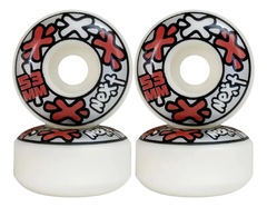 Skate Santa Cruz Fiberglass 8.0 Profissional Next 53mm 101A - Foto 4