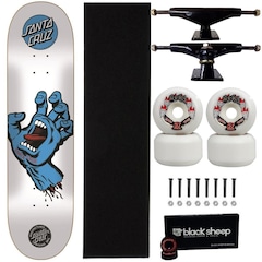 Skate Santa Cruz Montado 8.0 Profissional Next 57mm Abec 15 - Foto 1