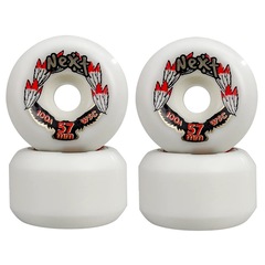 Skate Santa Cruz Montado 8.0 Caveira Stick 139mm Next 57mm - Foto 5