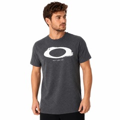 Camiseta Oakley Snow Ellipse Jet Black - Masculina - Foto 1
