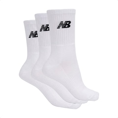 Kit 3 Pares de Meia Cano Longo New Balance Unissex - Foto 1