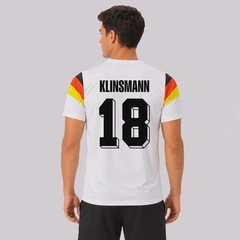 Camisa Alemanha Retrô 1990 Dry 18 Klinsmann Masculina - Foto 1