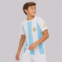 Camisa Argentina Selección 7 De Paul Infantil - Foto 3