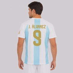 Camisa Argentina Selección 9 J. Álvarez Masculina - Foto 1
